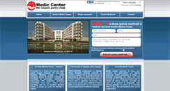 Desktop Screenshot of mediccenter.ro